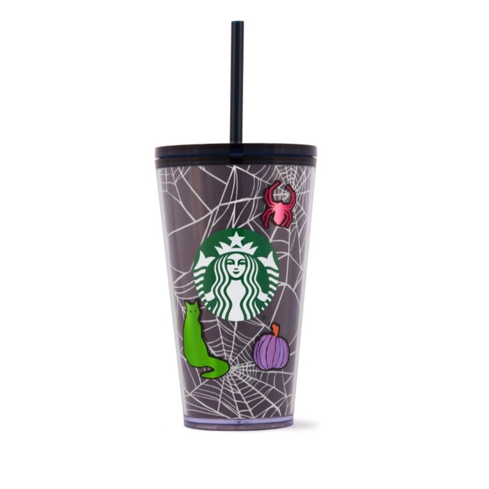 🥤Buy 2 Cups Get 1 FREE - Starbucks Halloween Glow In The Dark Web Spider New